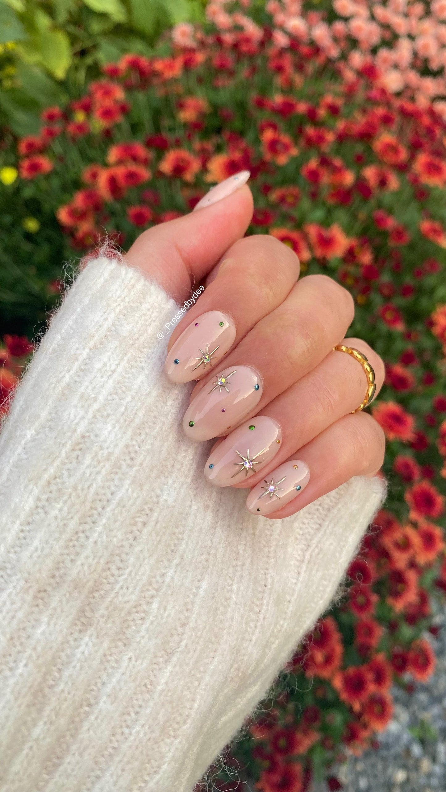 Stars - Multicoloured Luxury Press On Nails
