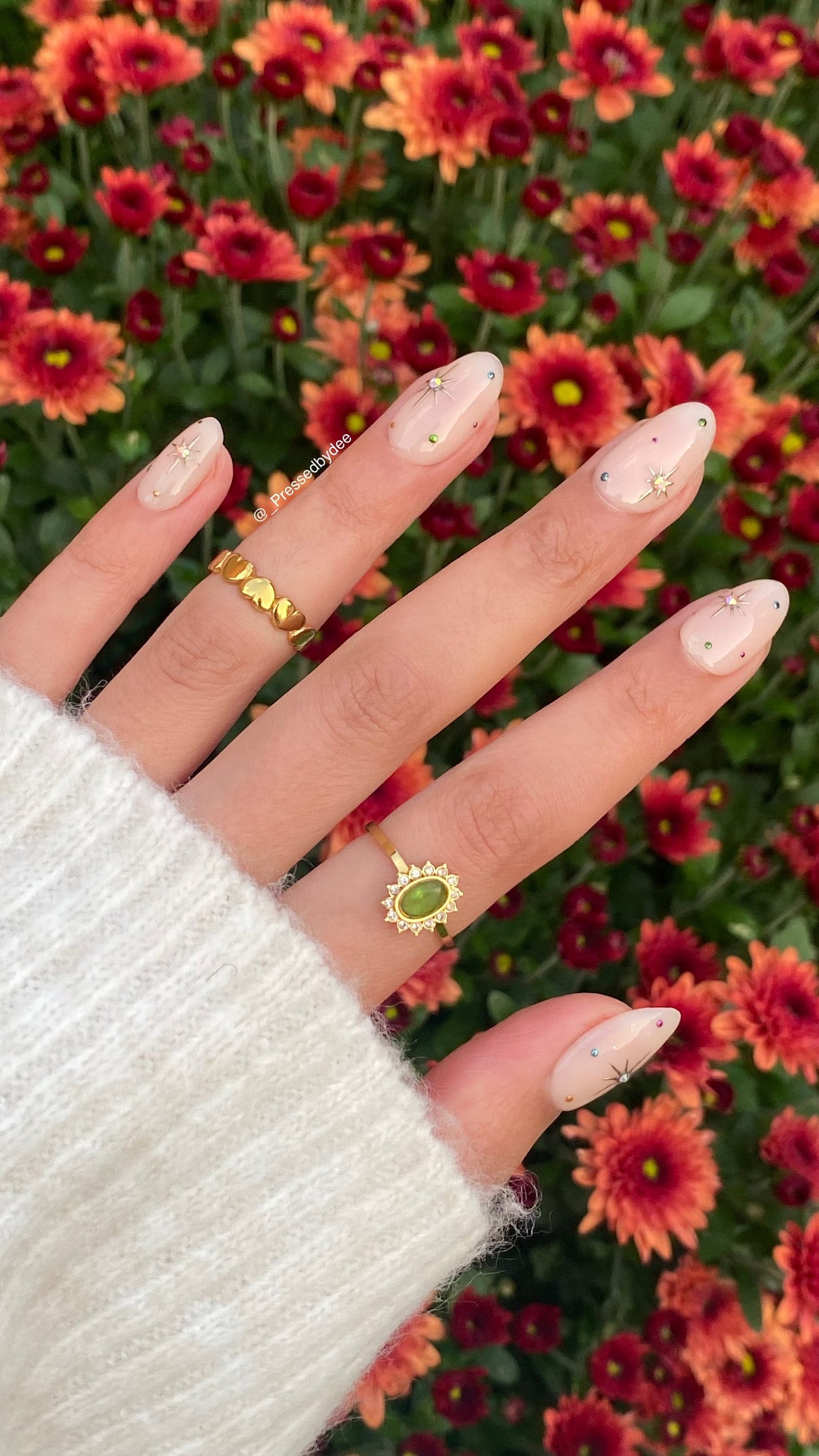 Stars - Multicoloured Luxury Press On Nails