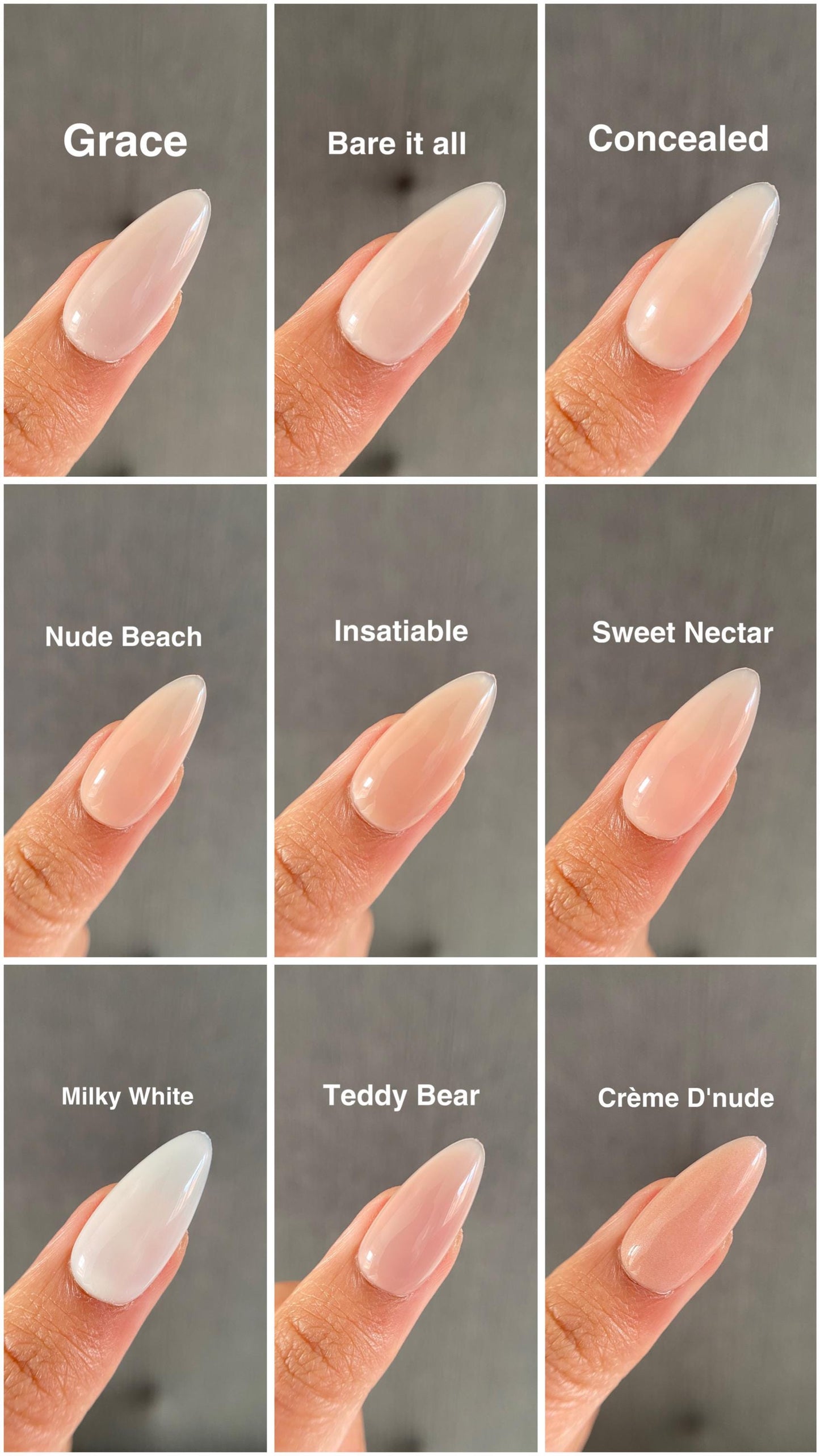 Mocha - brown french tip nails - Press on nails UK