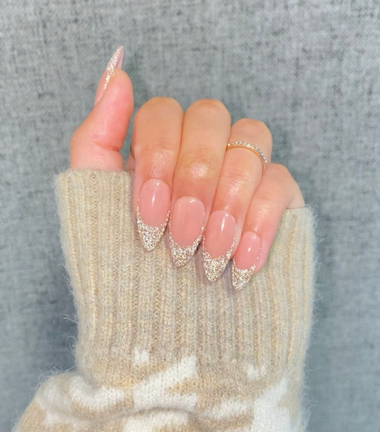Flash Gel French Tips - Luxury Press On Nails