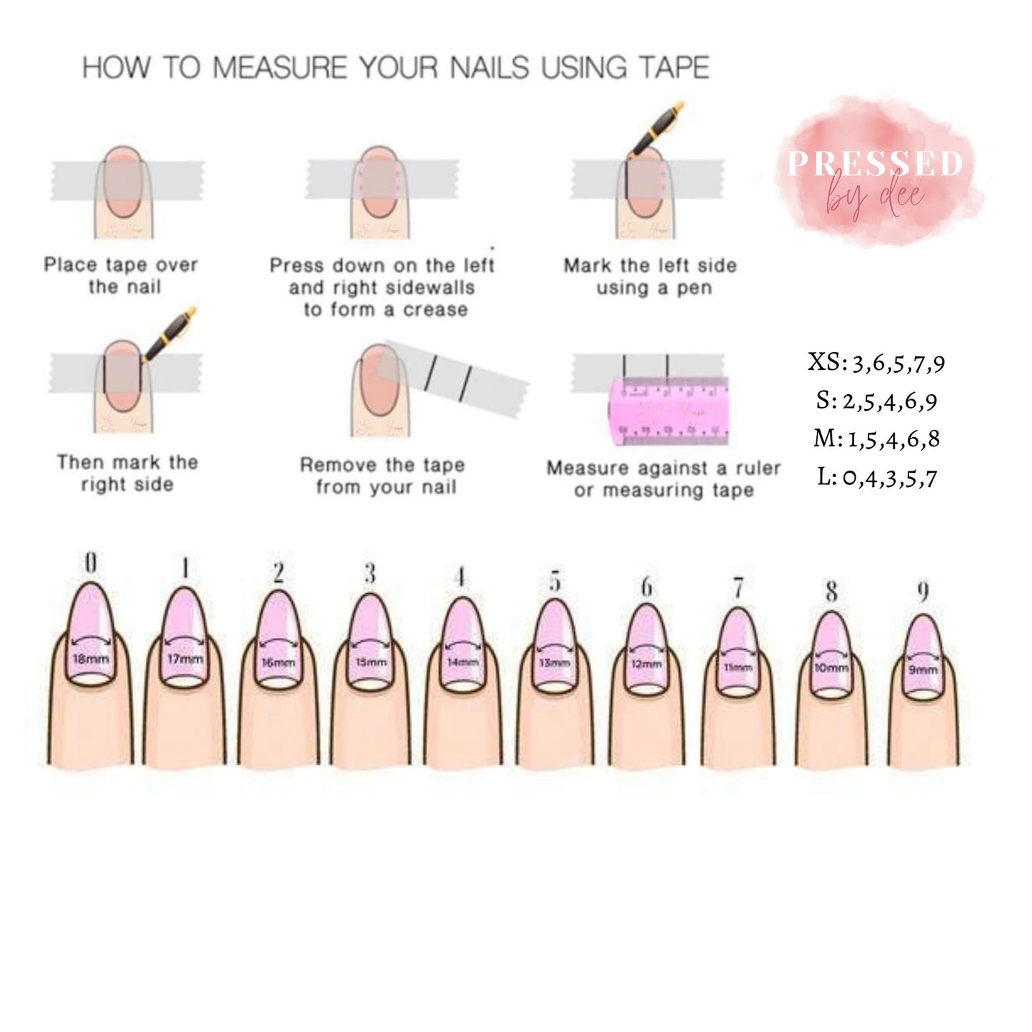 Mocha - brown french tip nails - Press on nails UK