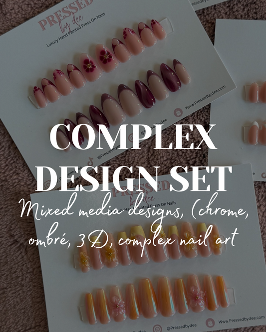 Complex design set - Luxury Press On Nails