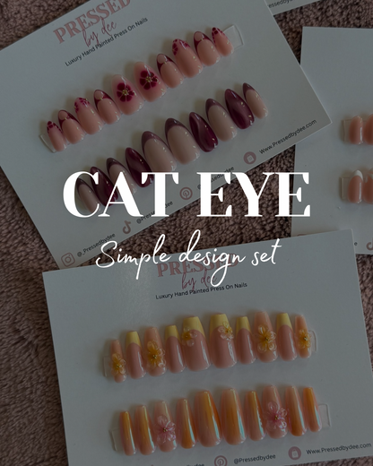 Cat eye set - Custom Only | Luxury Press On Nails