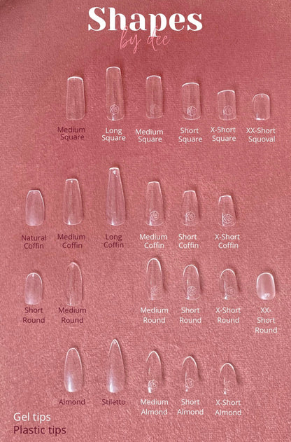 Mocha - brown french tip nails - Press on nails UK